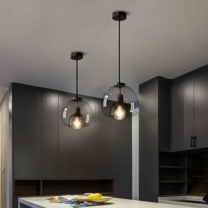 Maliben | Lumiglow Pendant Light - Contemporary Glass Hanging Lamp For Luxurious Interiors