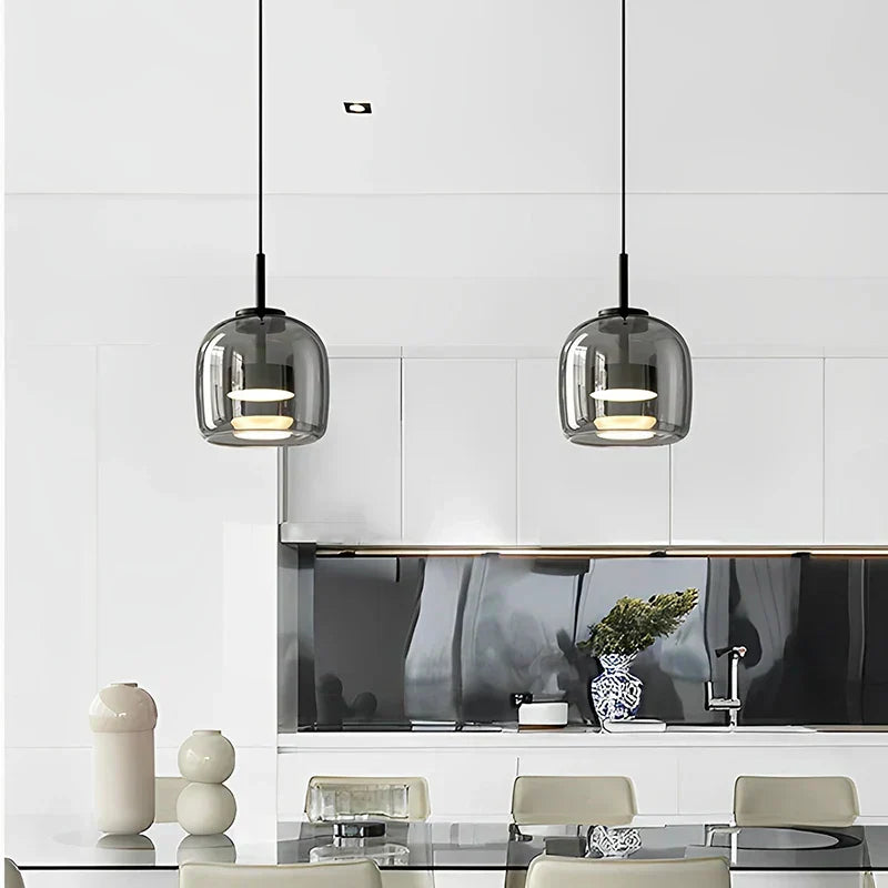 Maliben | Crystalglow Pendant Light - Elegant Pendant Light Made Of Clear Glass