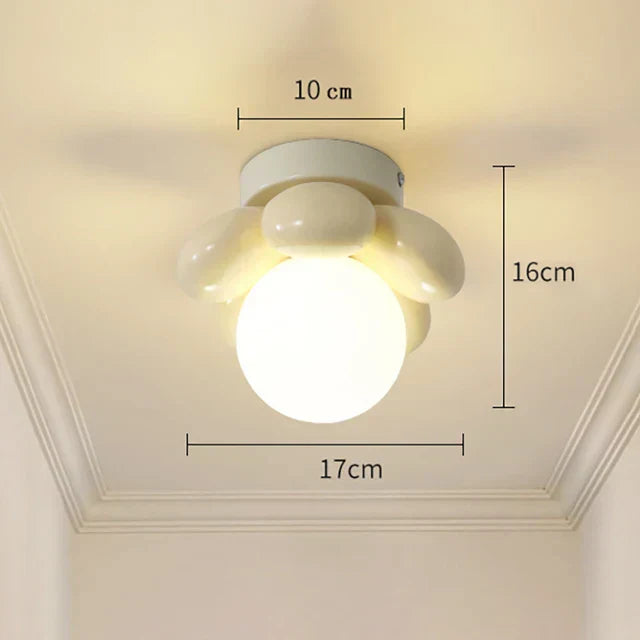 Maliben | Scandinavian Flower Glass Ceiling Lamp