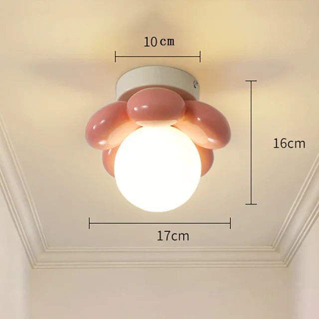 Maliben | Scandinavian Flower Glass Ceiling Lamp