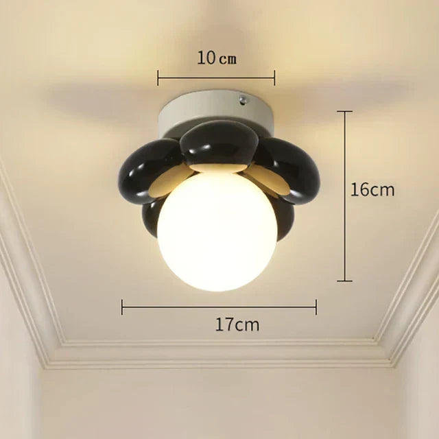Maliben | Scandinavian Flower Glass Ceiling Lamp