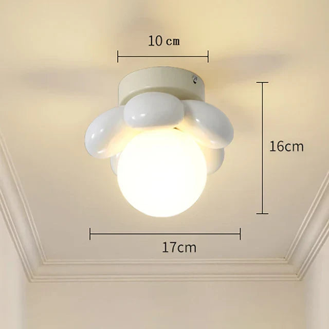 Maliben | Scandinavian Flower Glass Ceiling Lamp