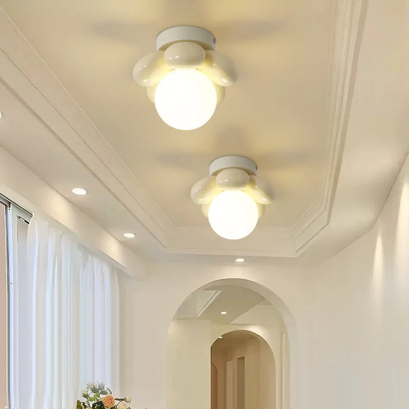 Maliben | Scandinavian Flower Glass Ceiling Lamp