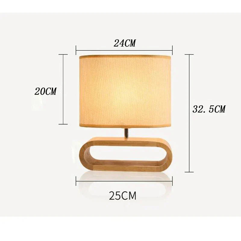 Maliben | ScAndinavian Wooden Table Lamp – Elegant and Handmade