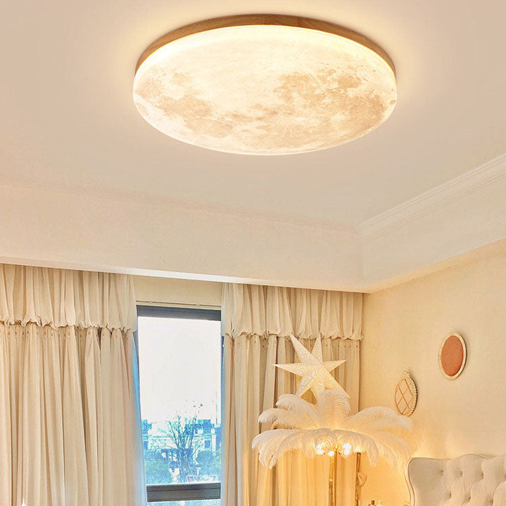 Maliben | Lunaglow - Moon Lamp Ceiling Lamp With Soft Led Lighting