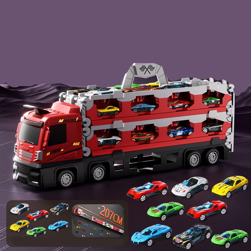 Maliben | 2in1 Foldable Truck Racing Track
