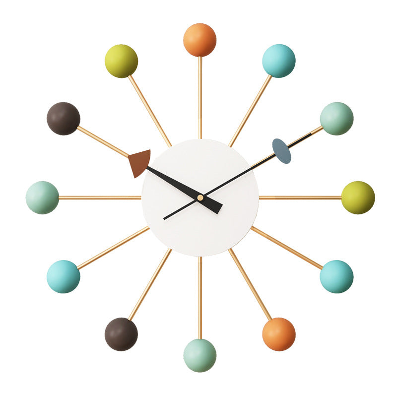 Maliben | Decorative large silent wall clock for the living room 21 inches