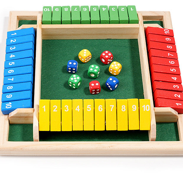 Maliben | "Shut The Box" Game – Fun Table Math Game For Adults And Children
