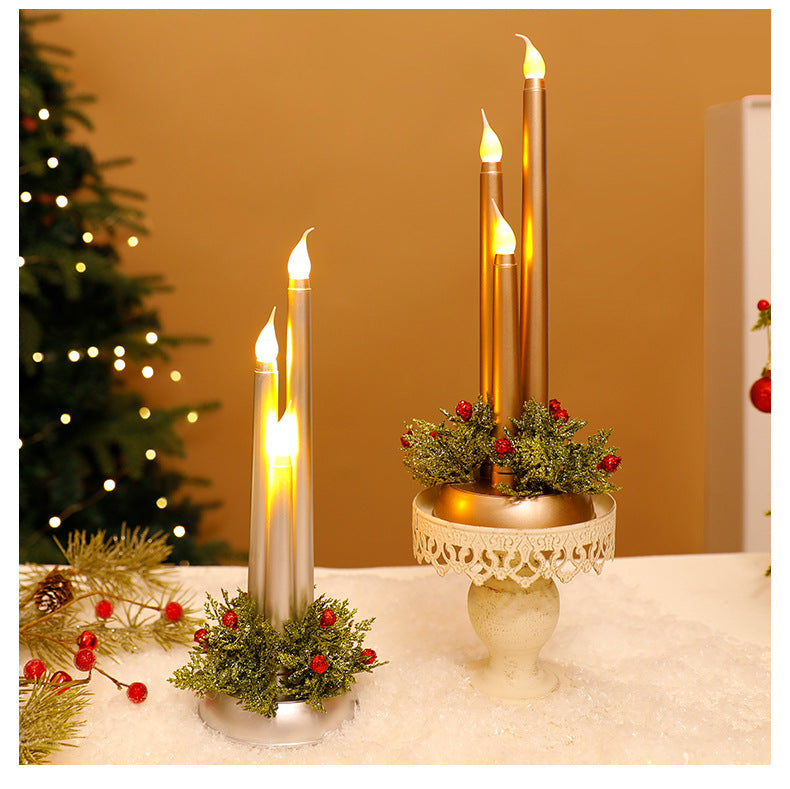 Glossy Simulation Led Taper Candle
