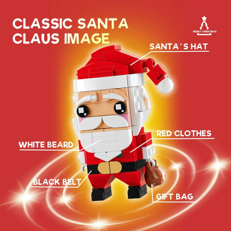 Christmas Penguin Compatible Building Block Toy