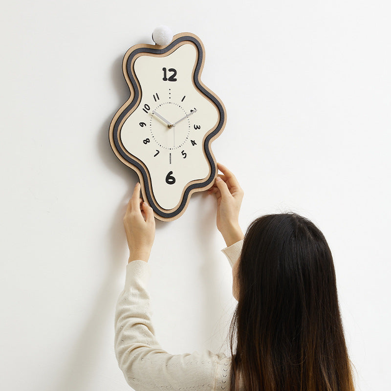 Maliben | Creative irregular wall decoration Silent Clock