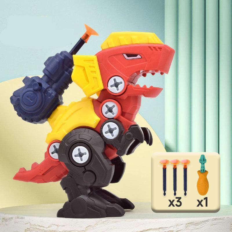Maliben | Dinosaur Screws Playset With Suction Cup Cannon