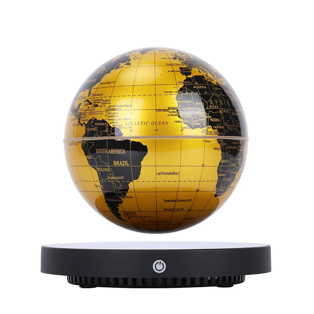 Magnetic Levitation Globe Lamp With Clock Base