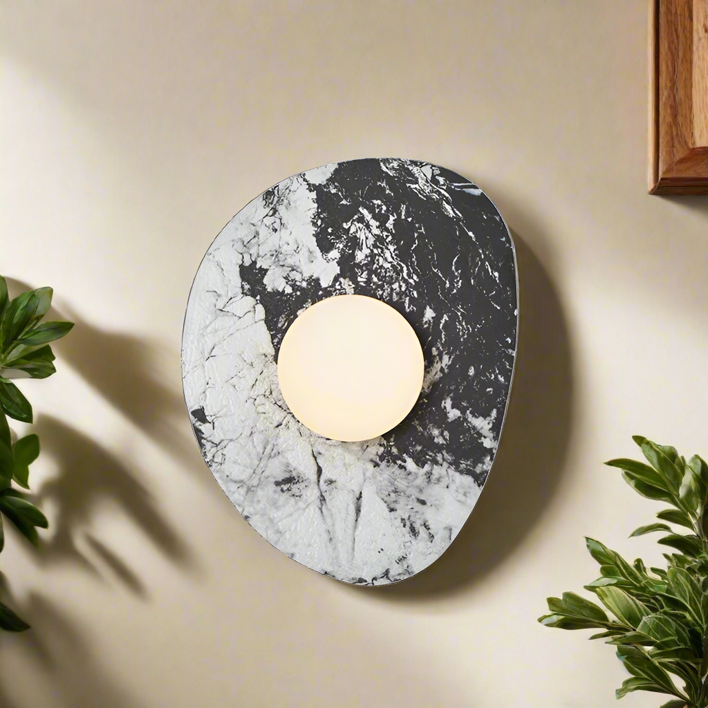 Maliben | Modern Marble Wall Lamp In Scandinavian Design