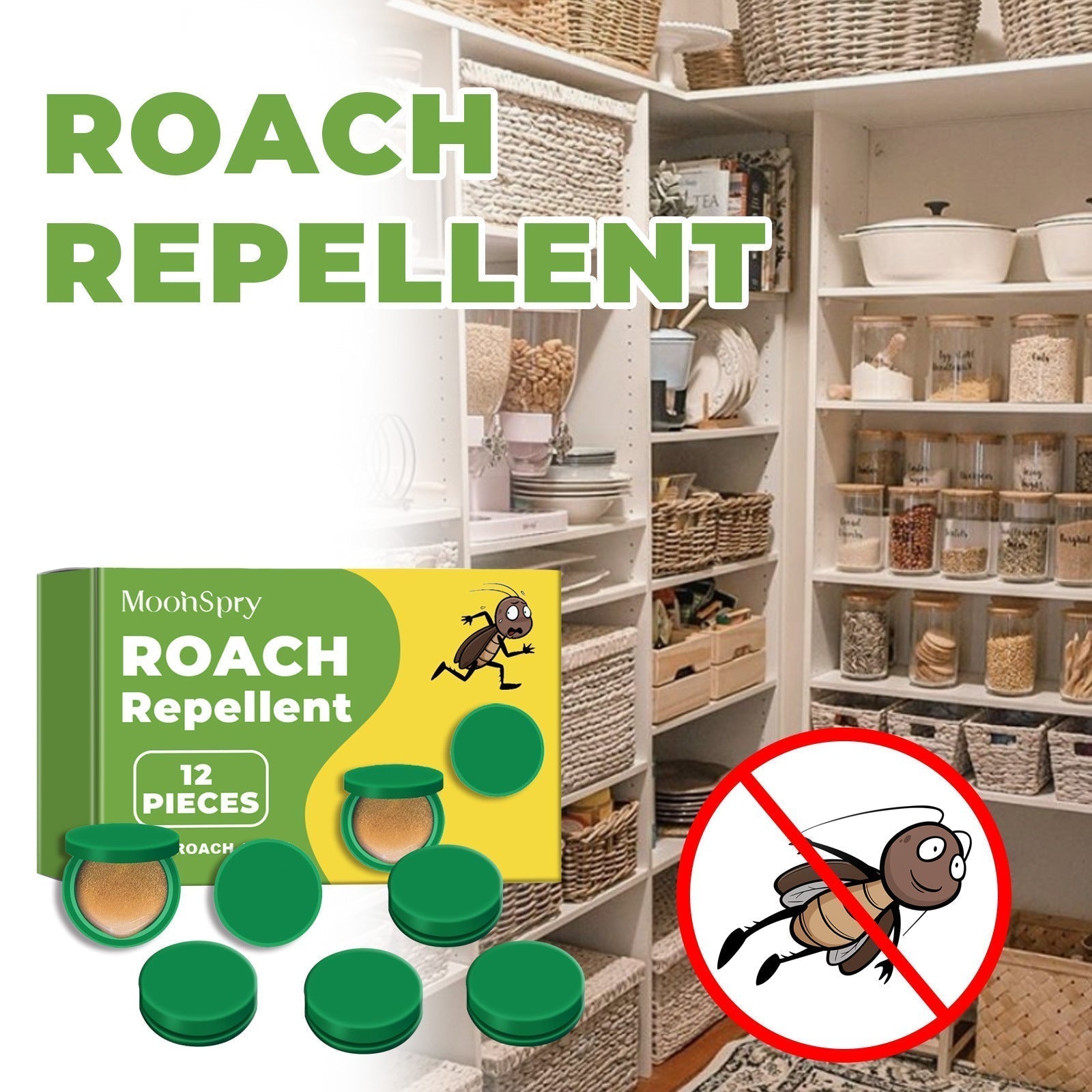 Maliben | Child- & Pet-Safe Roach Bait Discs