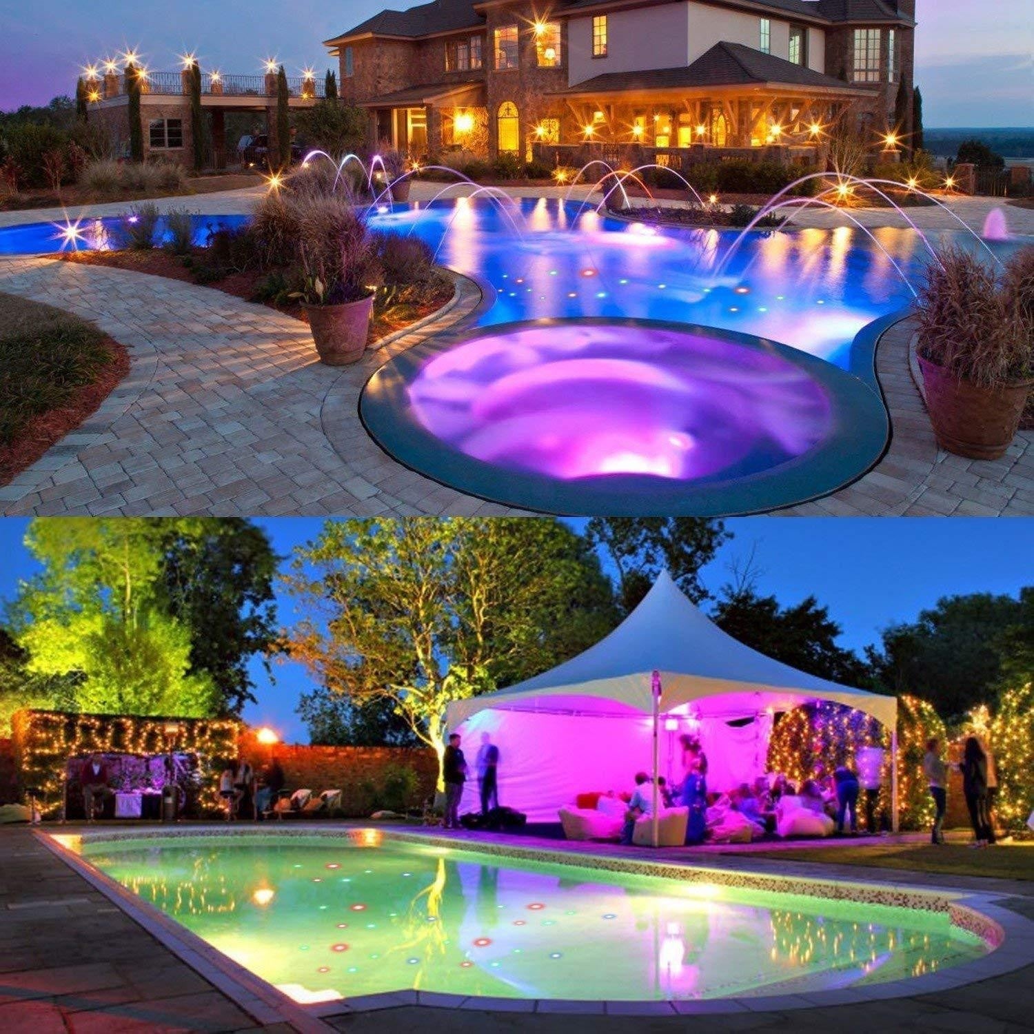 Outdoor Led Waterproof Diamond Pool Light Floating Decor