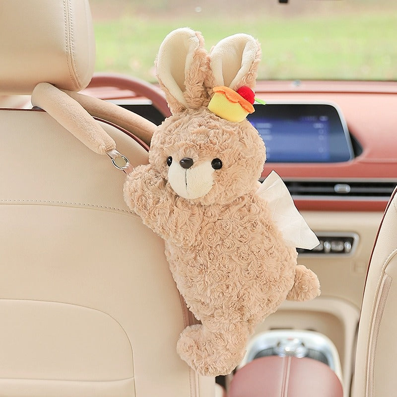 Maliben | Cuddle Bear Plush Tissue Box