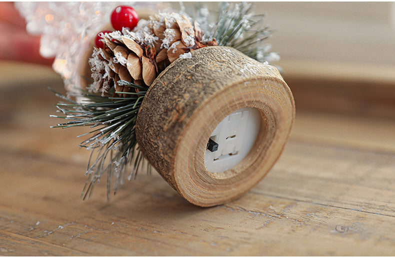 Led Christmas Lantern Table Lamp Decoration