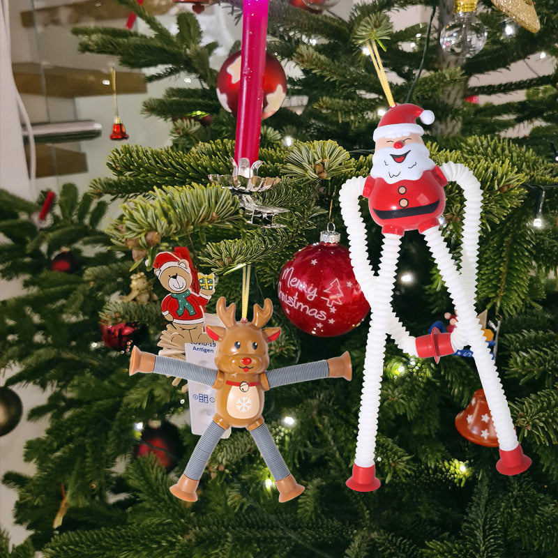 Maliben | Christmas Sensory Suction Cup Baby Toy Figures
