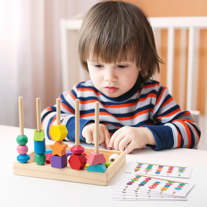 Maliben | Ecotoys Colorful Shape Match | Stimulate Creativity - Discover Shape Recognition & Cognitive Skills