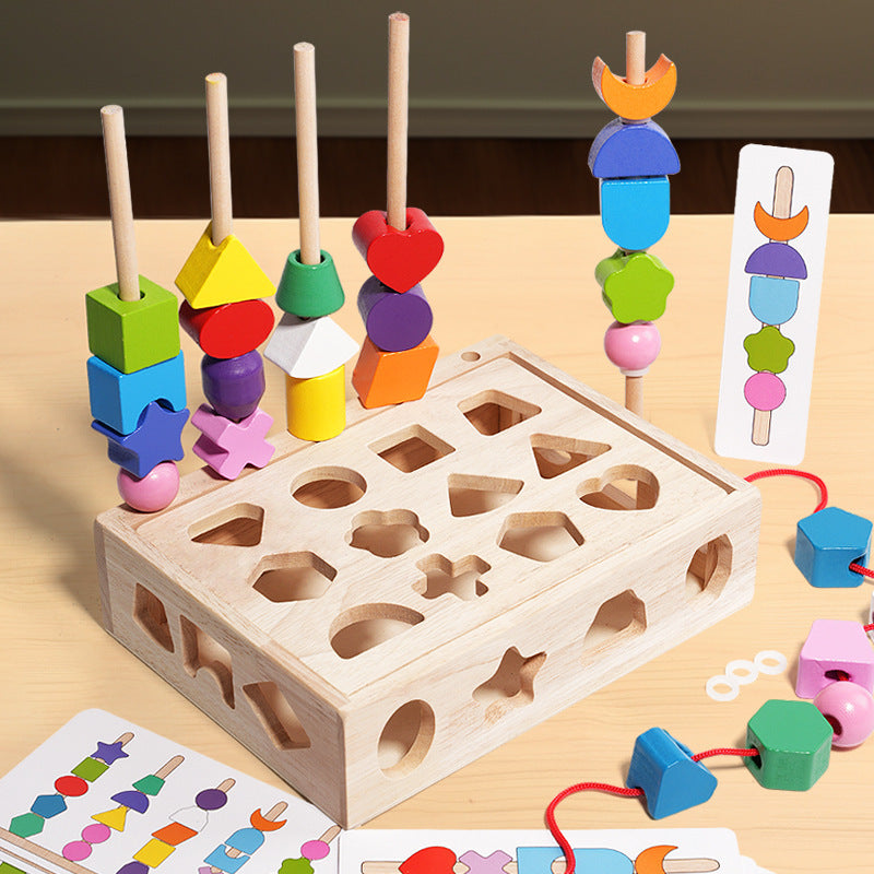 Maliben | Ecotoys Colorful Shape Match | Stimulate Creativity - Discover Shape Recognition & Cognitive Skills