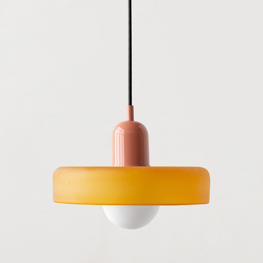 Maliben StiloGlas Pendant Lamp — Bauhaus Stained-Glass Light
