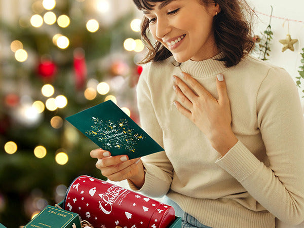 Christmas Thermos Cup Aromatherapy Gift Set