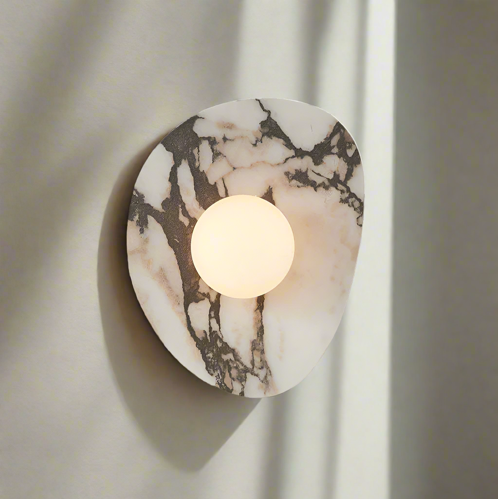 Maliben | Modern Marble Wall Lamp In Scandinavian Design