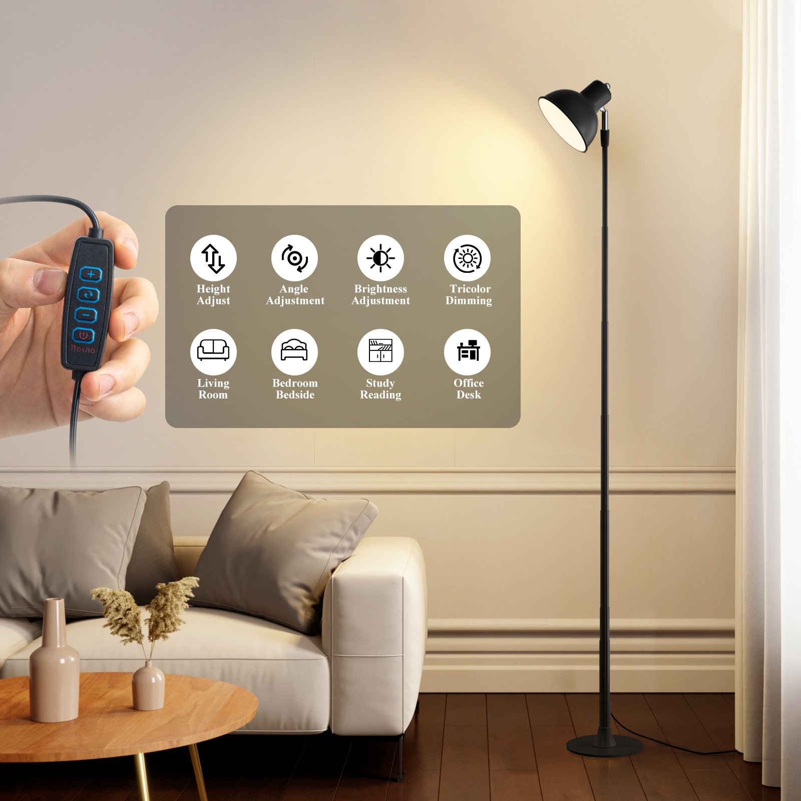 Led Dorm Desk Lamp For Students ReadIng Study Usb Plug-in Extendable Desk Lamp