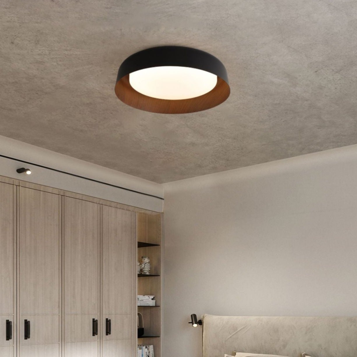 Maliben | Woodlook Wabi Sabi Led Ceiling Lamp