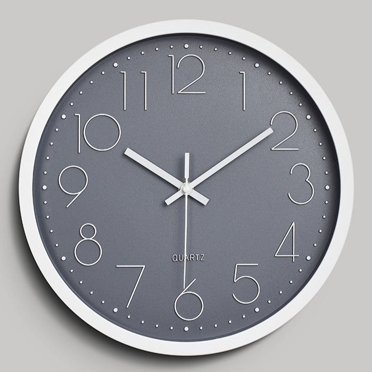 Maliben | Simple Design 3D Silent Classroom Wall Clock 30 cm