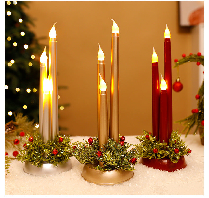 Glossy Simulation Led Taper Candle