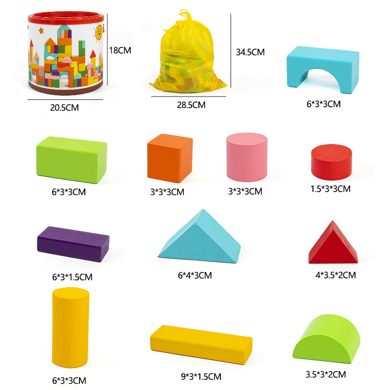 Maliben | City And Street Building Blocks For Kids With Practical Bucket