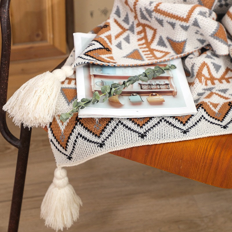 Maliben Boho Navajo Sunlight Bedspread