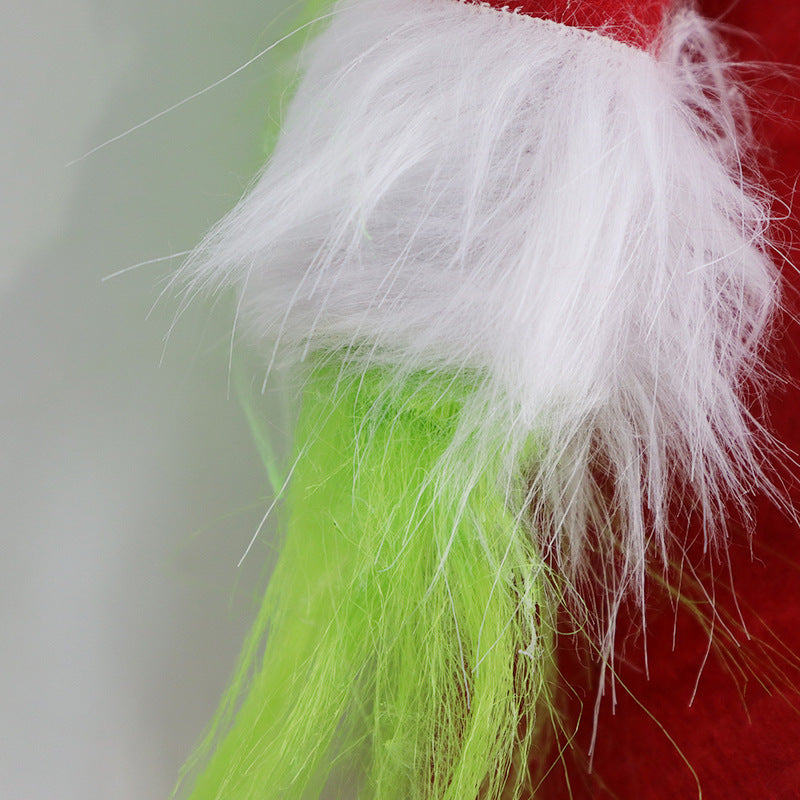 Plush Faceless Grinch Gnome Doll