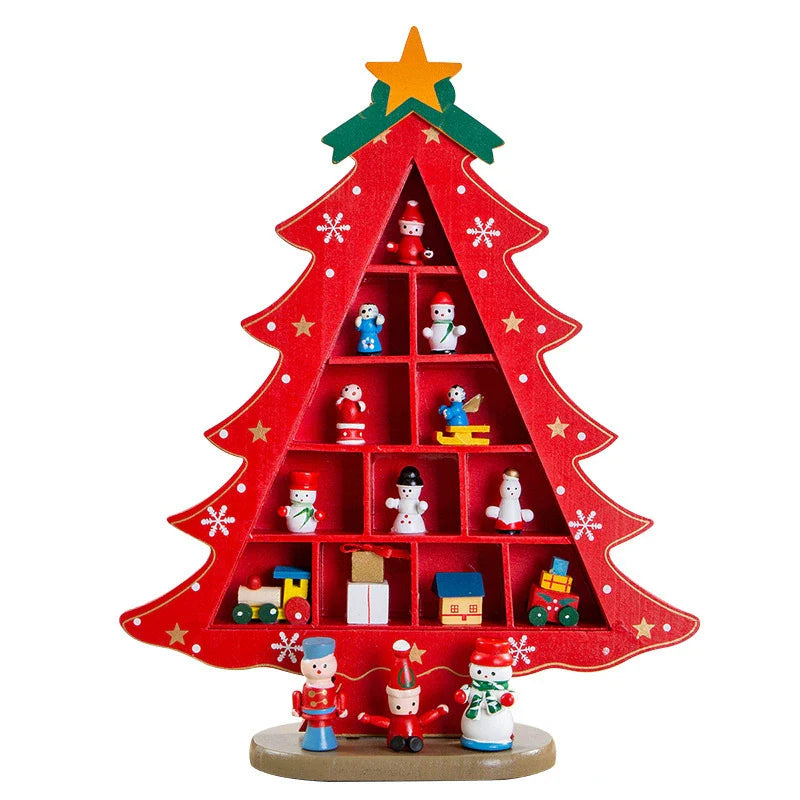 Mini Cartoon Christmas Tree Desktop Ornament