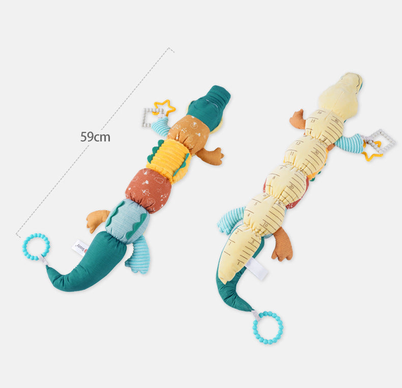 Maliben | Sensory Plush Rattle And Music Crocodile