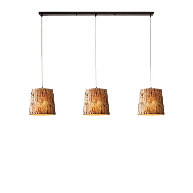 Maliben | Wooden Log Pendant Lamp With Natural Look