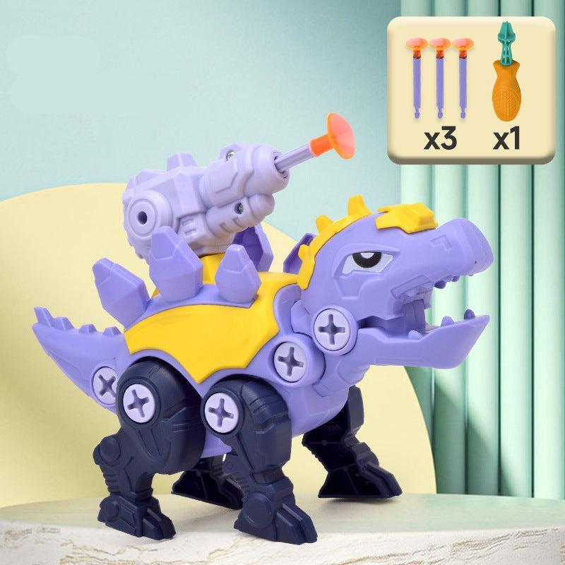 Maliben | Dinosaur Screws Playset With Suction Cup Cannon