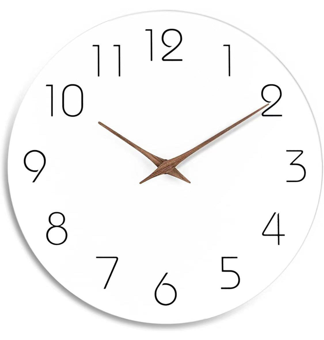Maliben | Simple Colored Silent Wall Clock 12 Inch