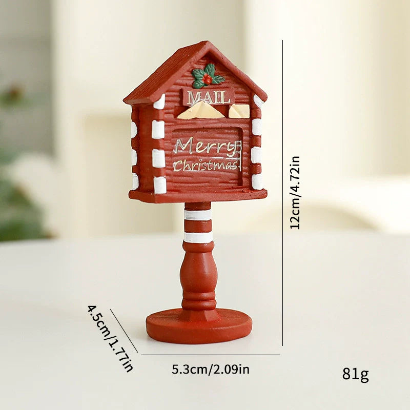 Creative Resin Christmas Micro Landscape Ornament