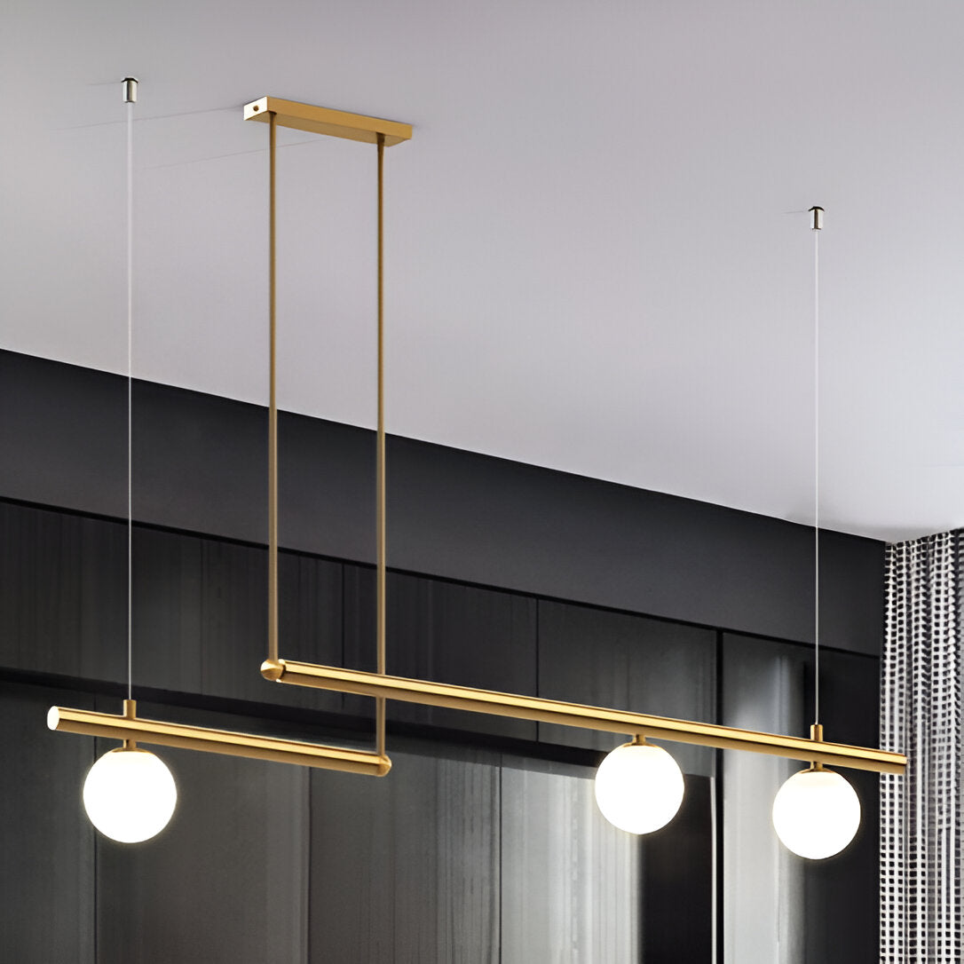 Maliben | Nordic Glass Linear Luxury Pendant Lamp