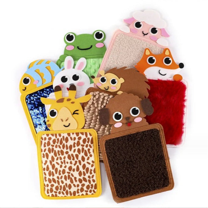 Maliben | Tactile Animal Cushions (Set Of 8 Pieces)