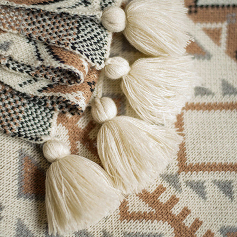 Maliben Boho Navajo Sunlight Bedspread
