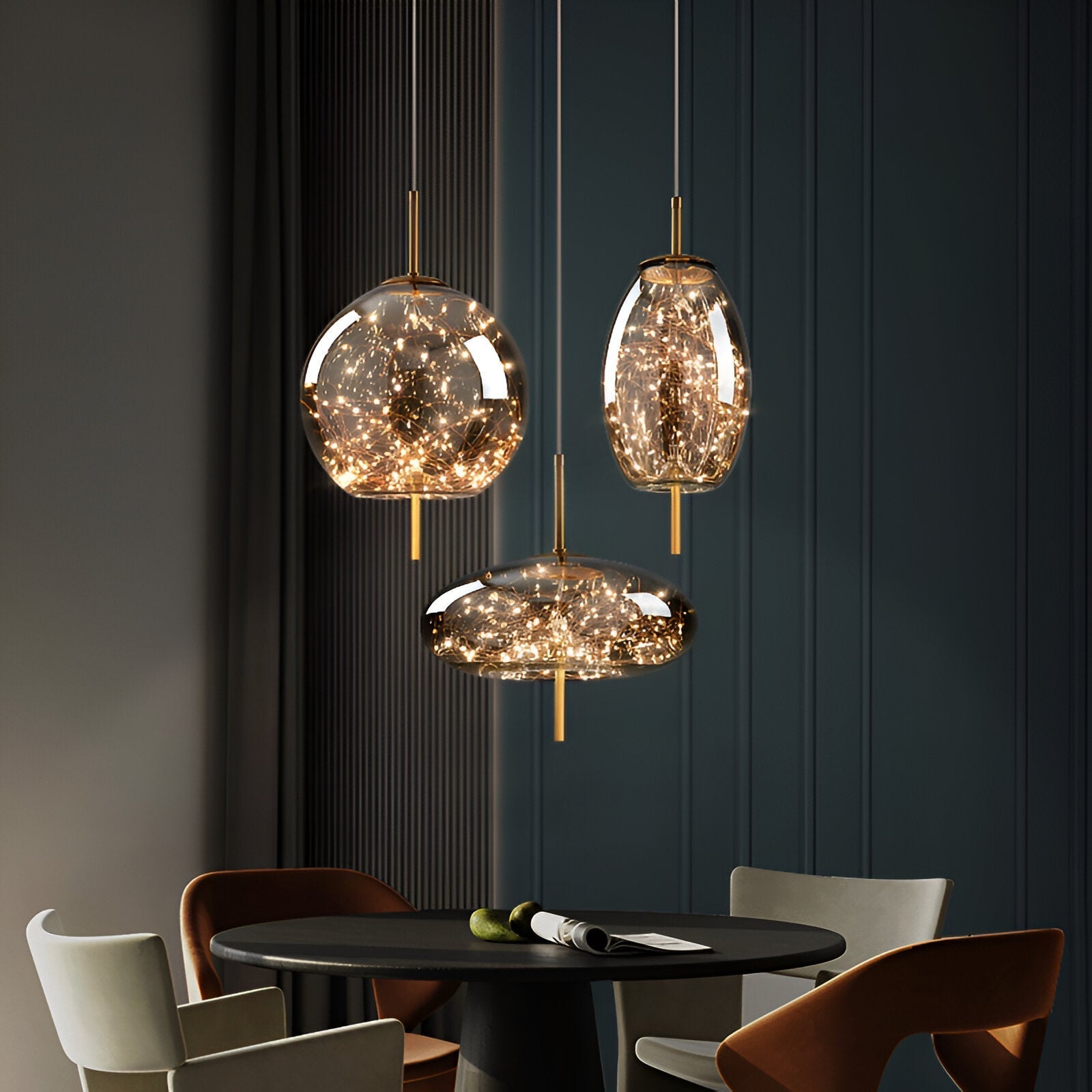 Maliben | Glass Nordic Luxe Pendant Lamp