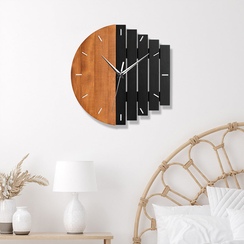 Maliben | Unique Wooden Analog Silent Wall Clock