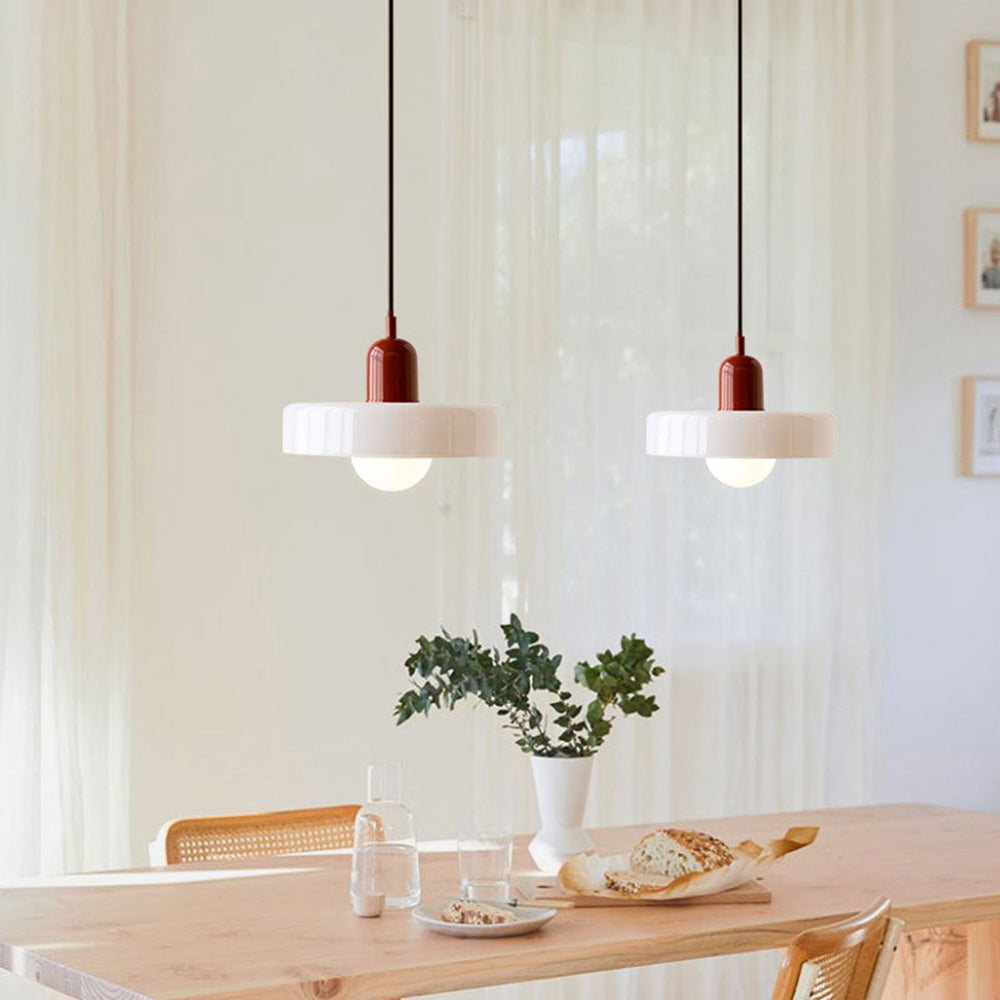 Maliben StiloGlas Pendant Lamp — Bauhaus Stained-Glass Light