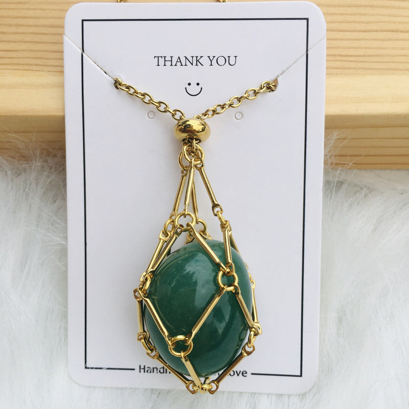 Maliben | Shiny Crystal Stone Necklace