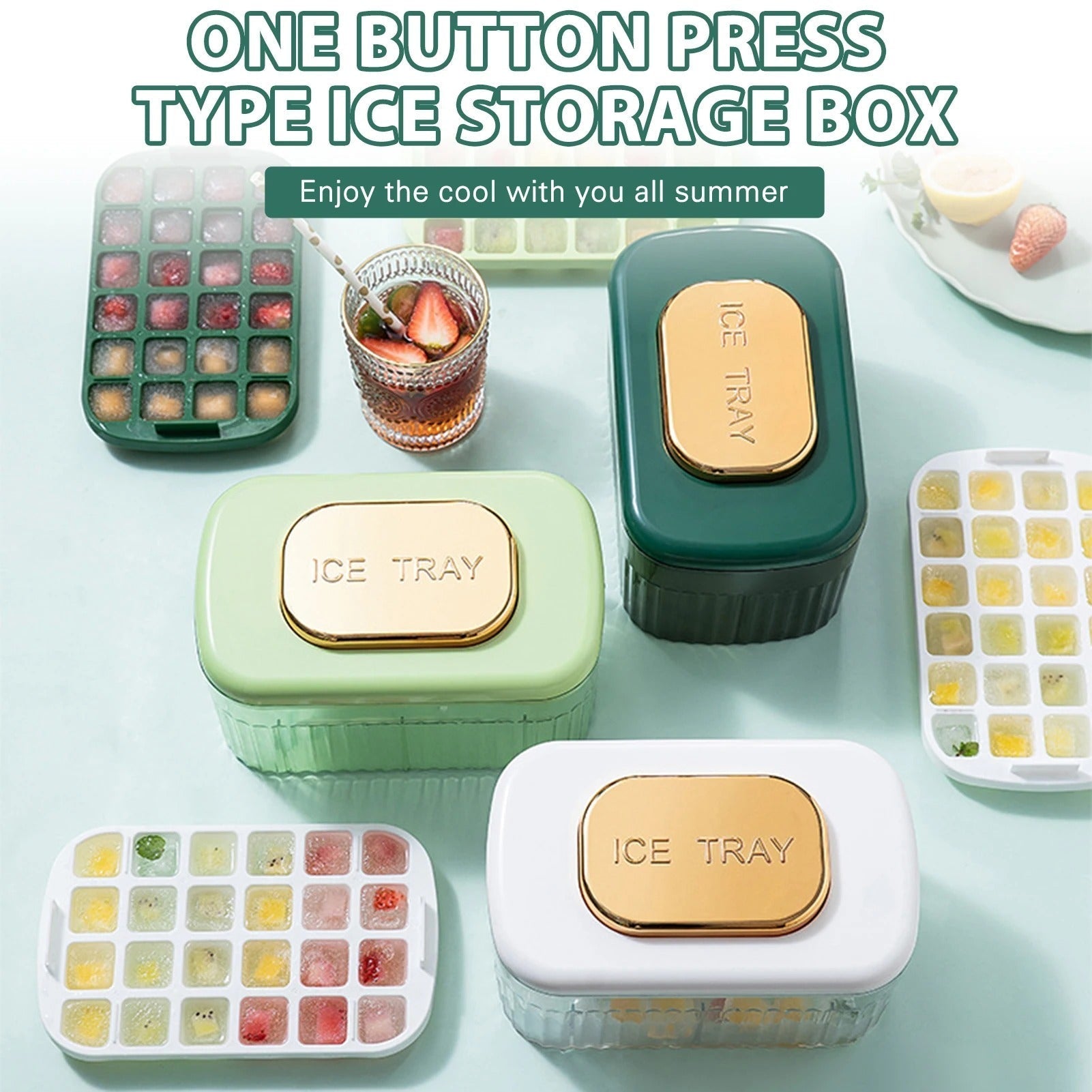 Maliben | One-Press Ice Cube Maker Box