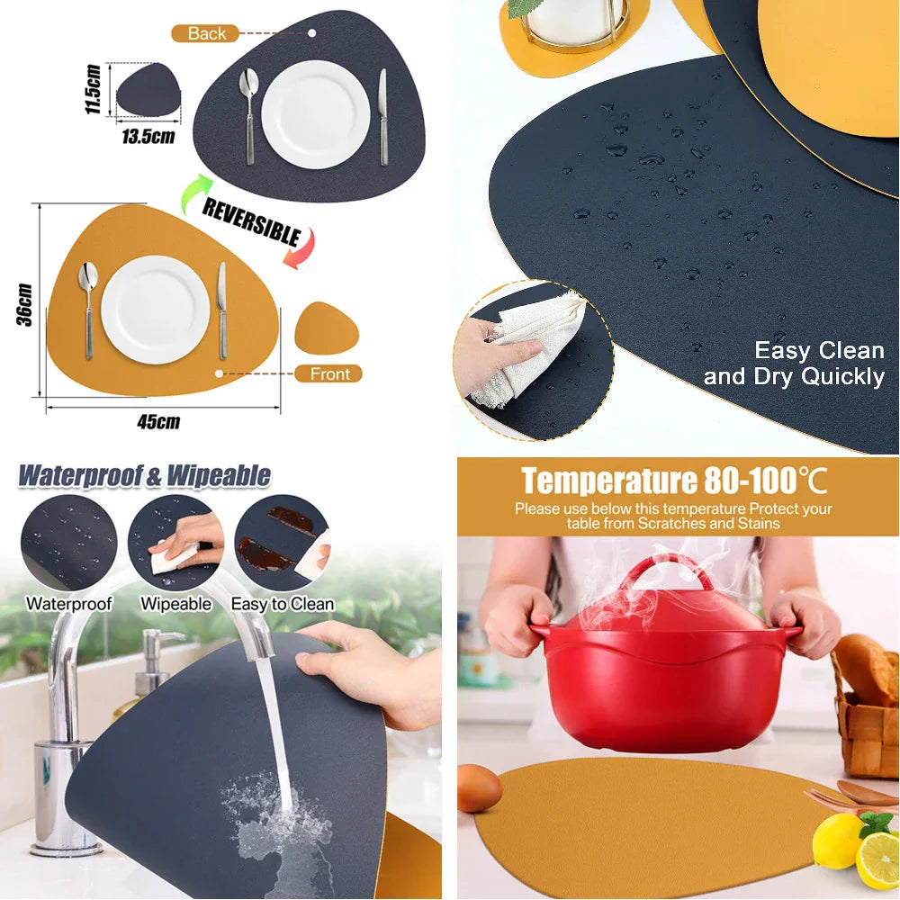 Maliben | Irregular Placemat Leather